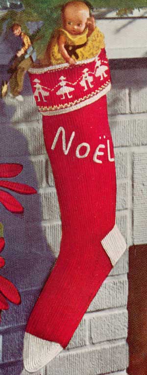 VIntage Christmas Stocking