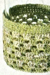 chartreuse and ecru glass jacket pattern