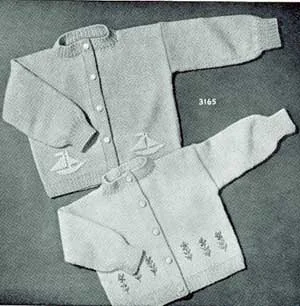 Baby Classic Sweater, Sizes 6 Months and 1 Year