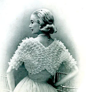 Fan Sleeved Shrug Pattern #704-4