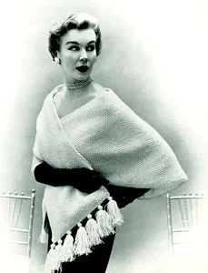 Tasseled Cape Stole Pattern #704-8