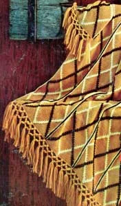 Plaid Afghan Pattern #742-3