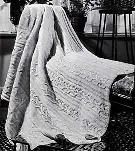 Fantasia Afghan Pattern #B-375