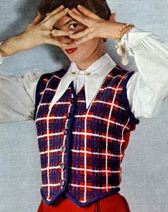 Hamilton Tartan Vest Pattern