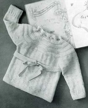 Knitted Surplice Sacque Pattern #728-3