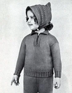 Snow Suit and Hood Pattern | Size 2-3 Years