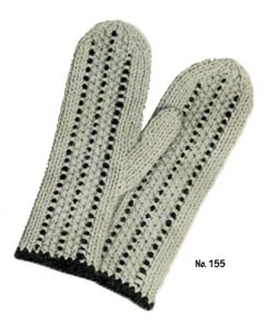 Girl's Jiffy Mittens Pattern #155