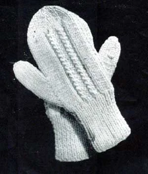 8 Years Old Mittens Pattern #107-C
