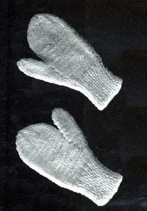 2 Year Old Mittens Pattern #92