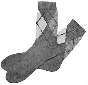 Mens Slack Socks Patterns #600 & #610
