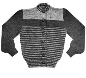 Striped Cardigan Pattern #703