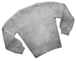 Cabled Pull Over Pattern #705