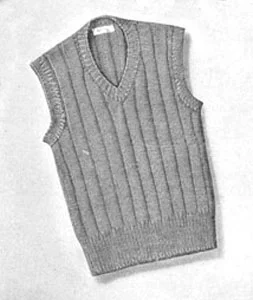 Boy's Sleeveless Sweater Pattern #195