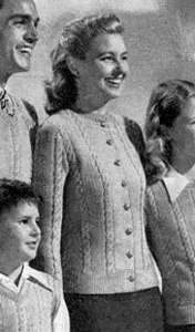 Lady's Cardigan Pattern #208