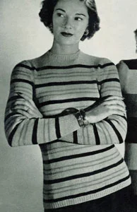 Striped Pullover Pattern No. 5309