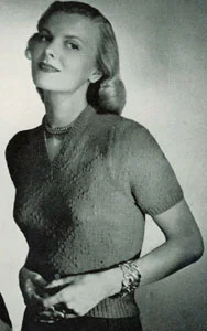 V-Neck Pullover Pattern No. 5324