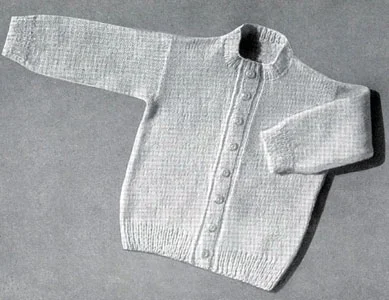 Classic Cardigan Pattern | Sizes 1 to 2 Yr. and 2 to 3 Yr.