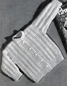 Cardigan Pattern | Sizes 1—2 and 3 Yrs.