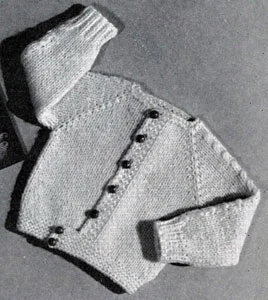 Raglan Sleeve Cardigan Pattern | Sizes 1—2 and 3 Yrs.