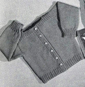Speed Knit Cardigan Pattern | Sizes 1—2 and 3 Yrs.
