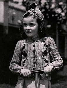 Tyrol Knitted Jacket and Hat Pattern #809