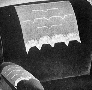 Knitted Chair Set Pattern #7093
