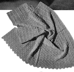 Shell Shawl Pattern #5045