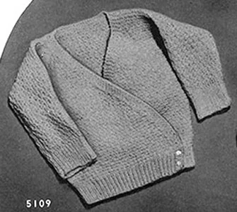 Hush-a-Bye Baby Cardigan Pattern #5109