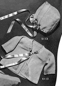 Bo Peep Baby Set Pattern #5113