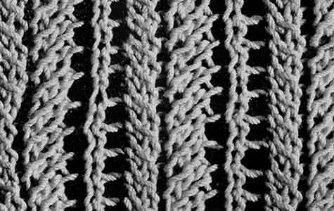 Fagoting Stitch Pattern