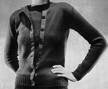 British Classics Cardigan Pattern #1057