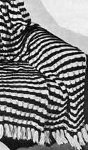 Two-Tone Slip-Stitch Afghan Pattern #5207