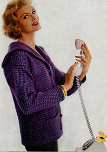 Large Collar Cardigan Pattern