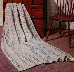 Laurel Afghan Pattern