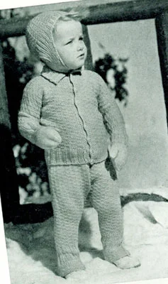 Legging Suit, Cap & Mittens No. 4311