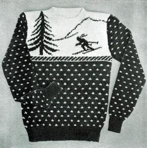 Man's Sweater Pattern #33 | Size 38-40