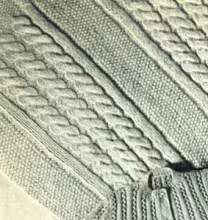Cable Carriage Cover Pattern | No. 943