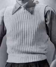 Boy's  Sleeveless Sweater Pattern
