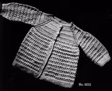 Baby's Knitted Jacket Pattern #6032