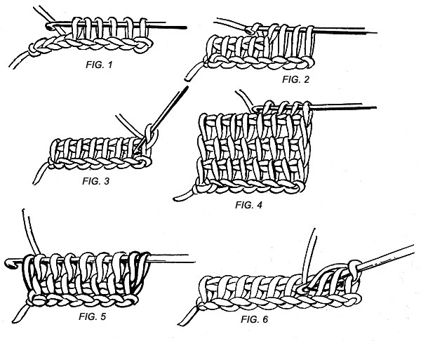 how to make afghan stitch