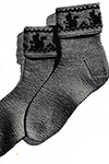 Squirrel-Cuff Socks Pattern