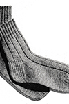 English-Rib Anklets Pattern
