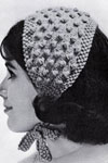 popcorn stitch headband pattern