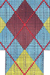 Argyle Slack Socks or Anklets pattern