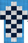 Checkboard socks pattern