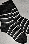 Children's Striped Anklets Pattern