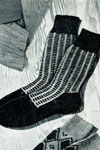 two tone twist socks