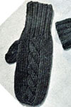 cable mittens pattern
