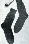 men's cross pattern socks pattern
