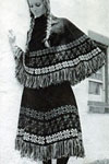 fair isle poncho skirt